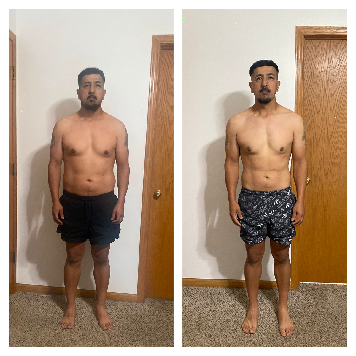 Junior Morales Before / After